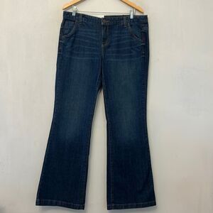 Calvin Klein skinny flare denim jeans Size 16 New